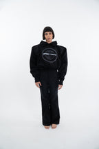 AKRAZA STRUCTURED SHOULDER VELVET BOTTOM