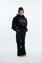 AKRAZA STRUCTURED SHOULDER VELVET BOTTOM