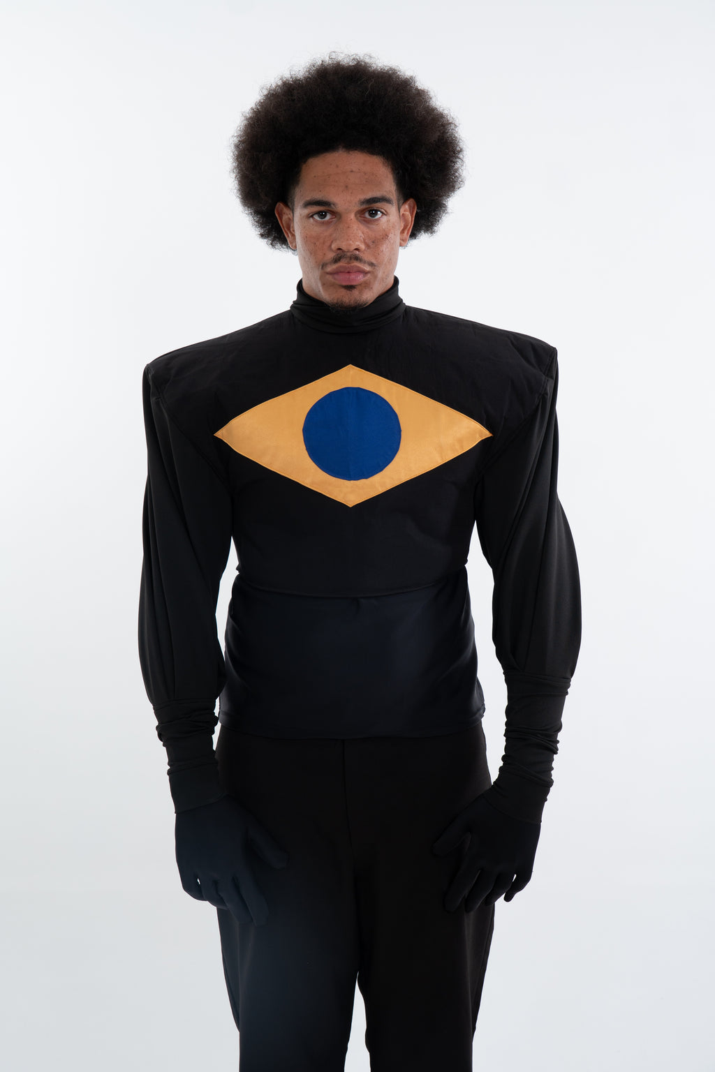 AKRAZA BRAZIL HIGH-NECK CROP TOP